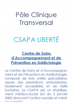 Plaquette CSAPA Liberté