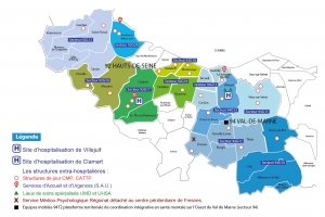 Carte des secteurs novembre 2022