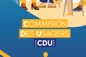 Plquette d'information sur la Commission des Usagers (CDU)