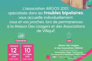 Permanences de l'association ARGOS 2001